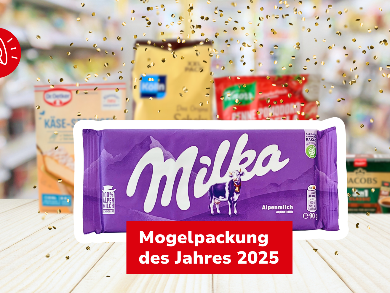 Milka-Schokolade ist die Mogelpackung des Jahres 2025 | WEB.DE