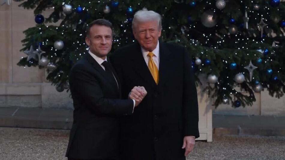 Trump trifft Macron vor Notre-Dame-Zeremonie