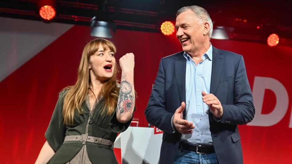 Heidi Reichinnek und Jan van Aken