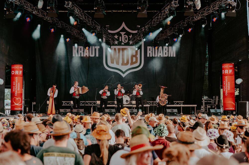 Auftritt beim Festival "Woodstock der Blasmusik"