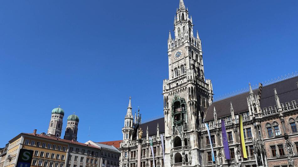 Rathaus am Marienplatz in München