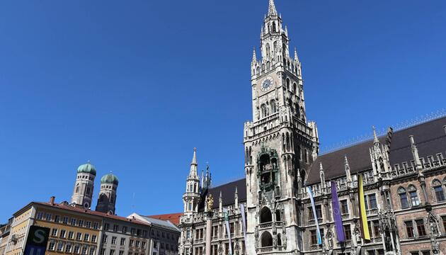 Rathaus am Marienplatz in München
