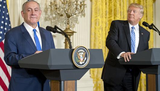 US-Präsident Donald J. Trump und der israelische Ministerpräsident Benjamin Netanjahu im Weißen Haus