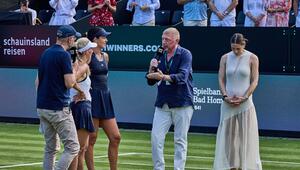 Angelique Kerber und Boris Becker