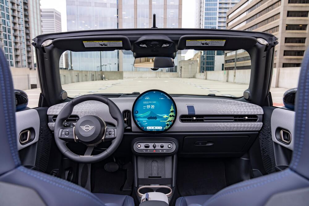 Cockpit im Mini Cabrio