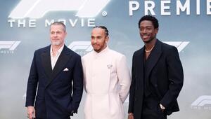 Brad Pitt, Lewis Hamilton und Damson Idris bei der "F1"-Premiere