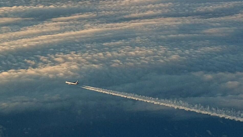 Flugzeug, Himmel, Wolken, Flug