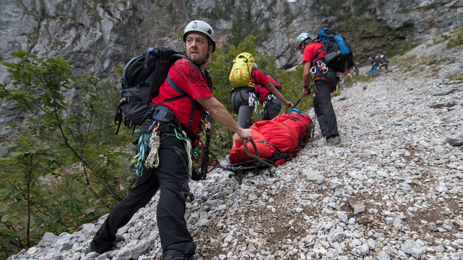 Der ÖBRD übt regelmäßig Rettungen im alpinen Gelände