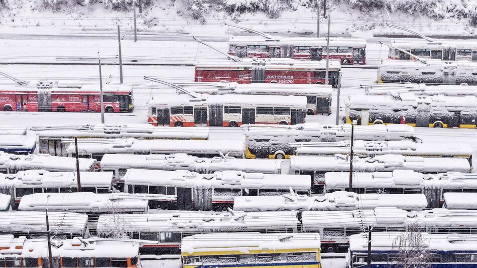 Winterwetter in Bosnien-Herzegowina