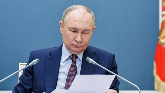 Präsident Putin beim Wirtschaftstreffen