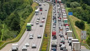 Stau auf der Autobahn