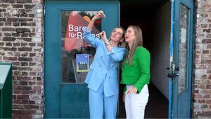 Händlerinnen Lisa Nüdling und Sarah Schreiber