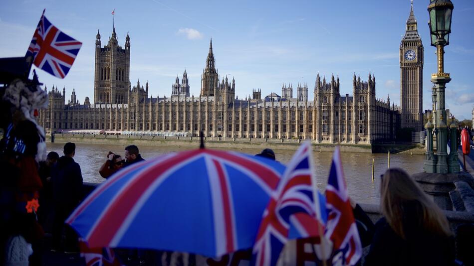 Vor der Parlamentseröffnung in Großbritannien