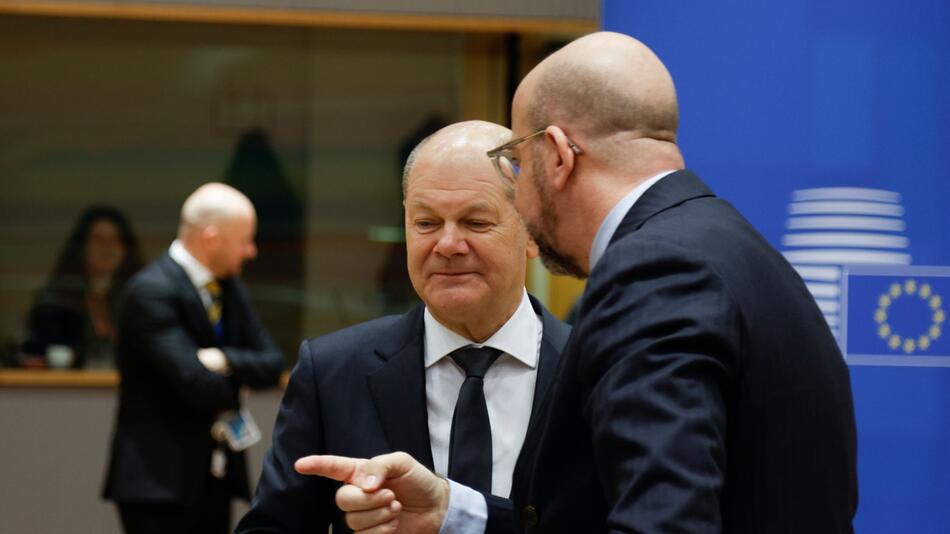 EU-Gipfel - Scholz + Michel