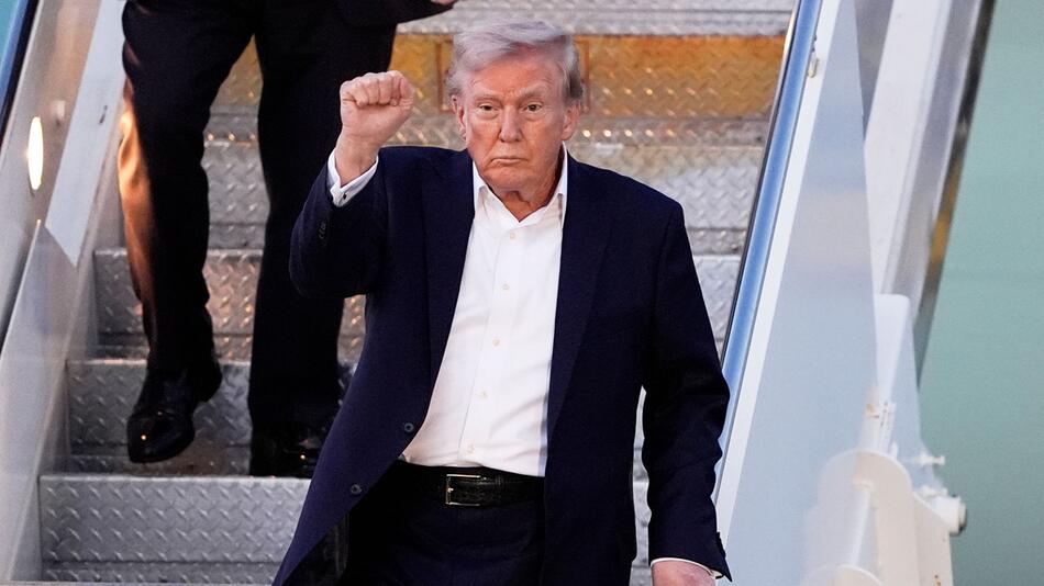 US-Präsident Trump unterwegs