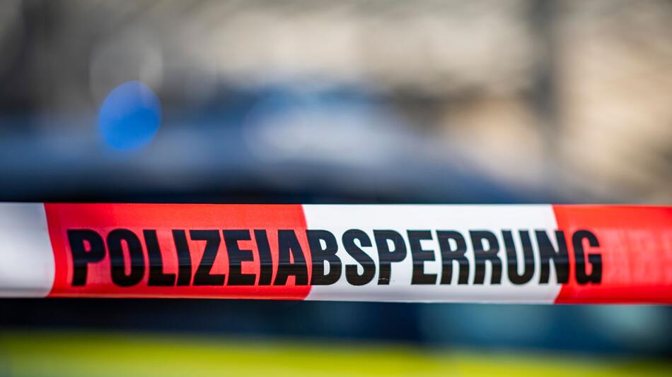 Absperrung der Polizei