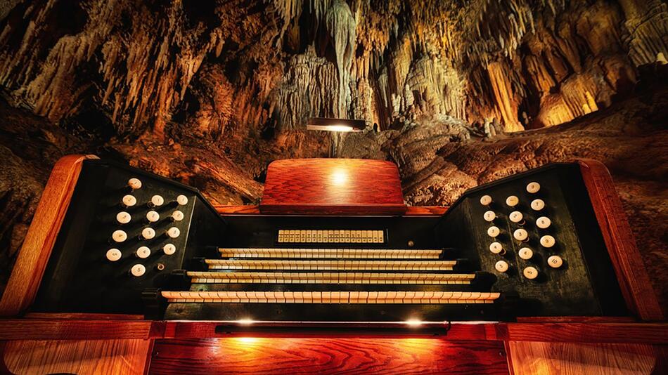 Great Stalacpipe Organ in den Luray Caverns