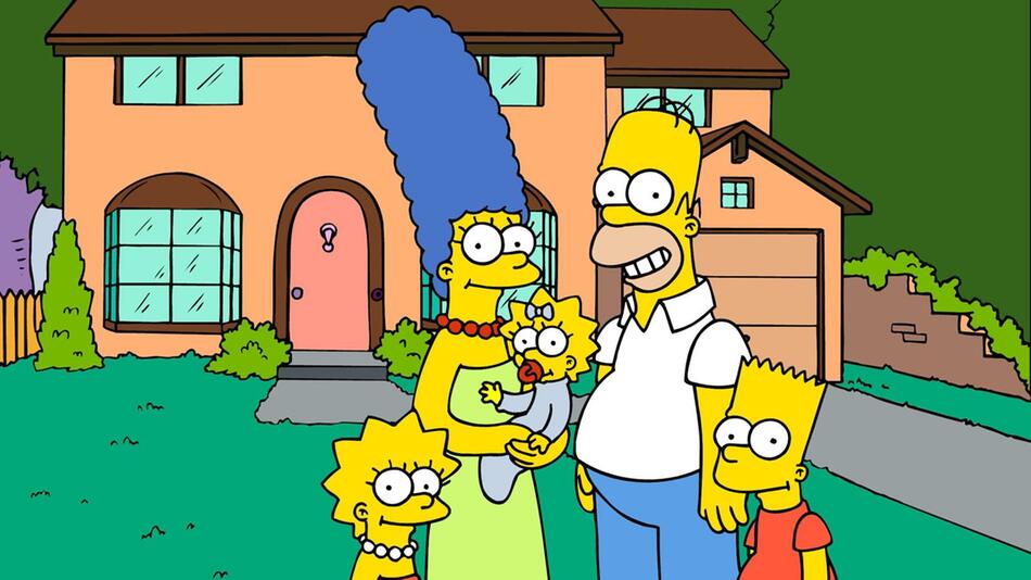 "The Simpsons" (v.l.): Lisa, Marge, Maggie, Homer und Bart Simpson.