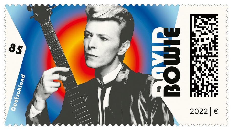 Sonderbriefmarke erinnert an David Bowie