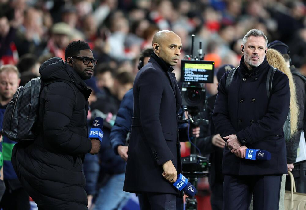 Micah Richards (l.), Thierry Henry (M.) und Jamie Carragher