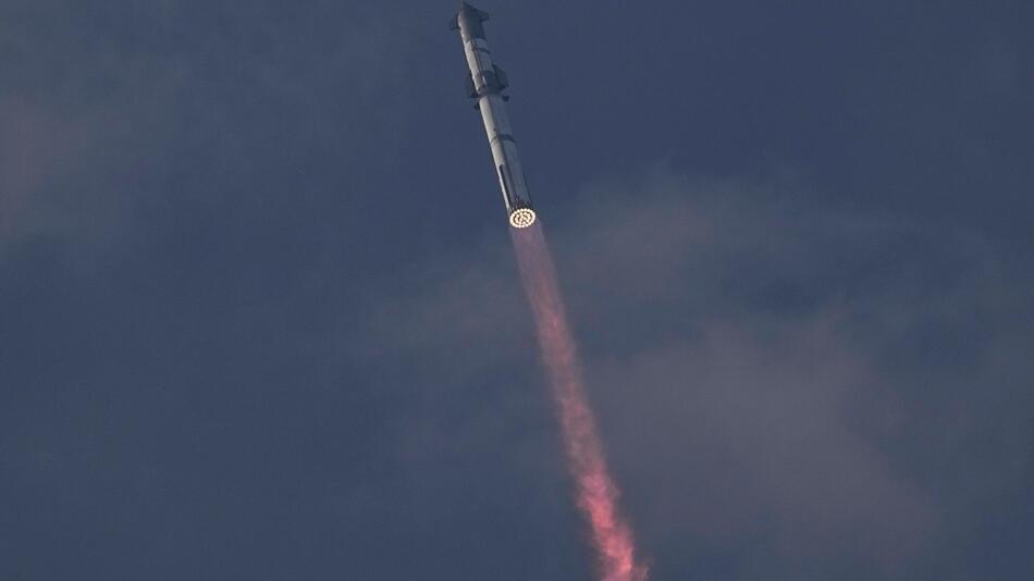 Raketensystem "Starship" bei drittem Testflug