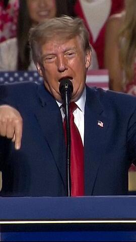 Trump beschwört US-Bürger, wählen zu gehen