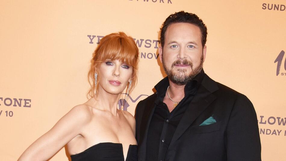 Kelly Reilly und Cole Hauser auf der Premiere des zweiten Teils der fünften Staffel von ...