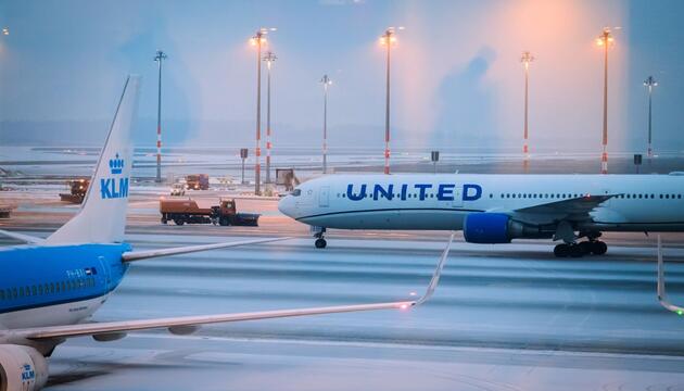 Winterwetter - Flughafen Berlin/Brandenburg