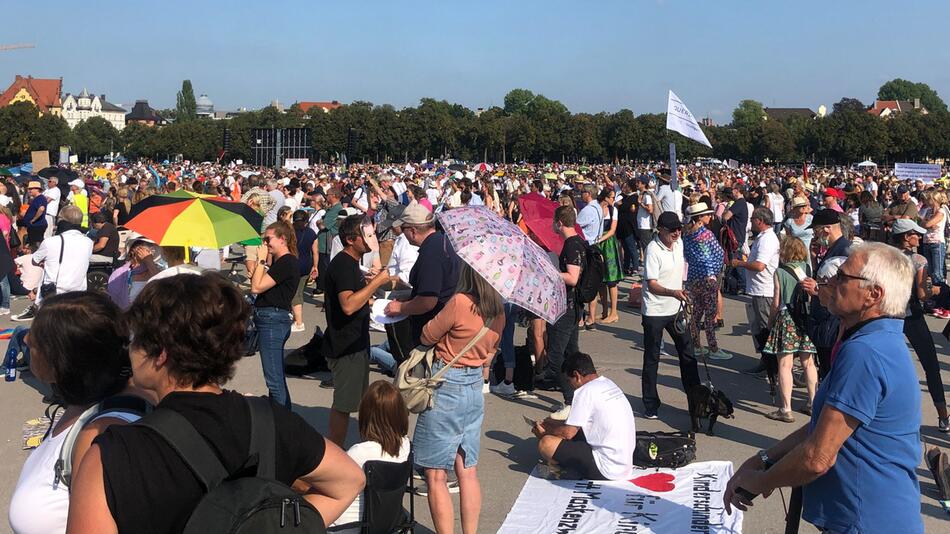 Protest gegen Corona-Maßnahmen München