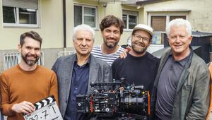 Von links: Korbinian Dufter (Produzent), Udo Wachtveitl (Rolle: Franz Leitmayr), Michael ...