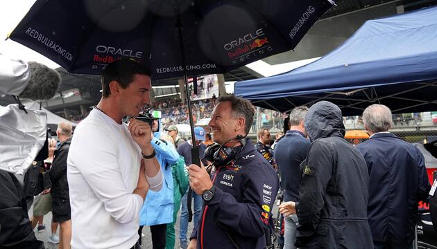 Mark Mateschitz und Red-Bull-Racing-Chef Christian Horner 2023.