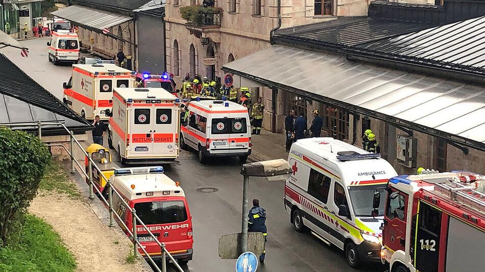 Explosion im Salzbergwerk Berchtesgaden