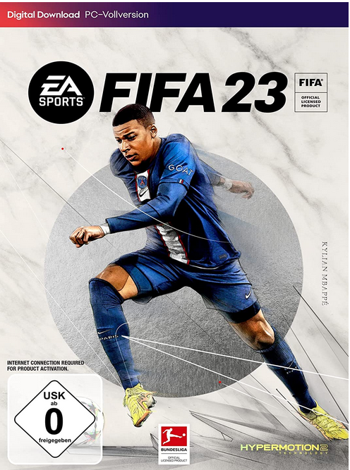 Fußballsimulationsspiel "FIFA 23"