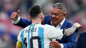 Lionel Messi und Claudio Tapia