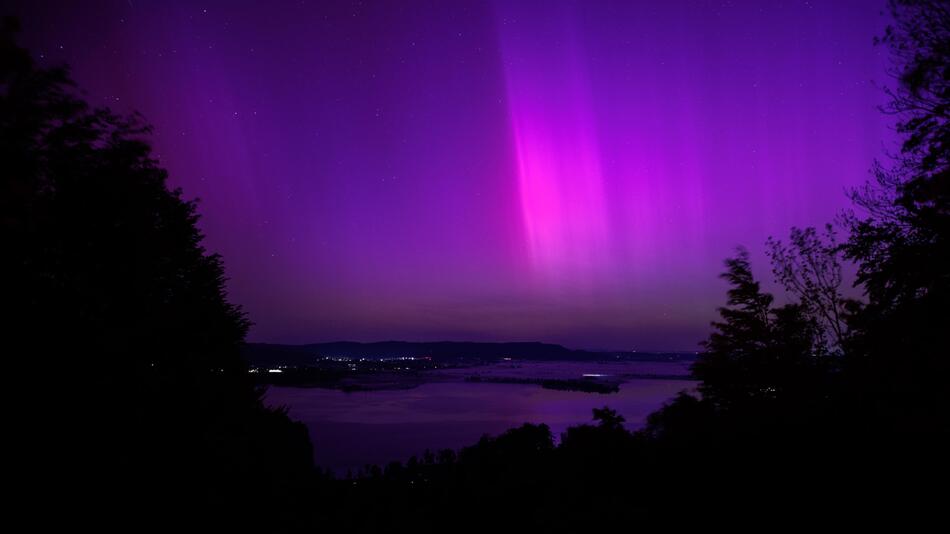 Polarlichter am Kochelsee