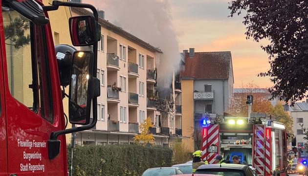 Brand in Regensburg