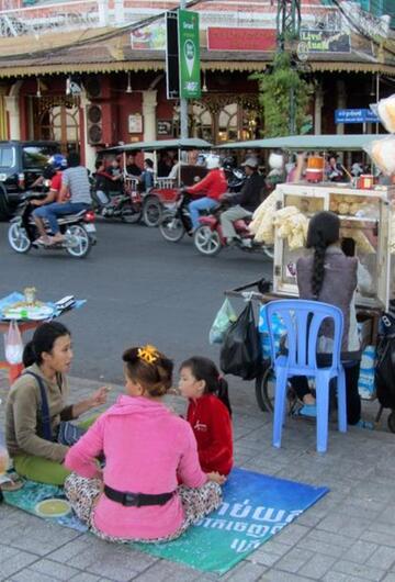 Straße in Phnom Penh