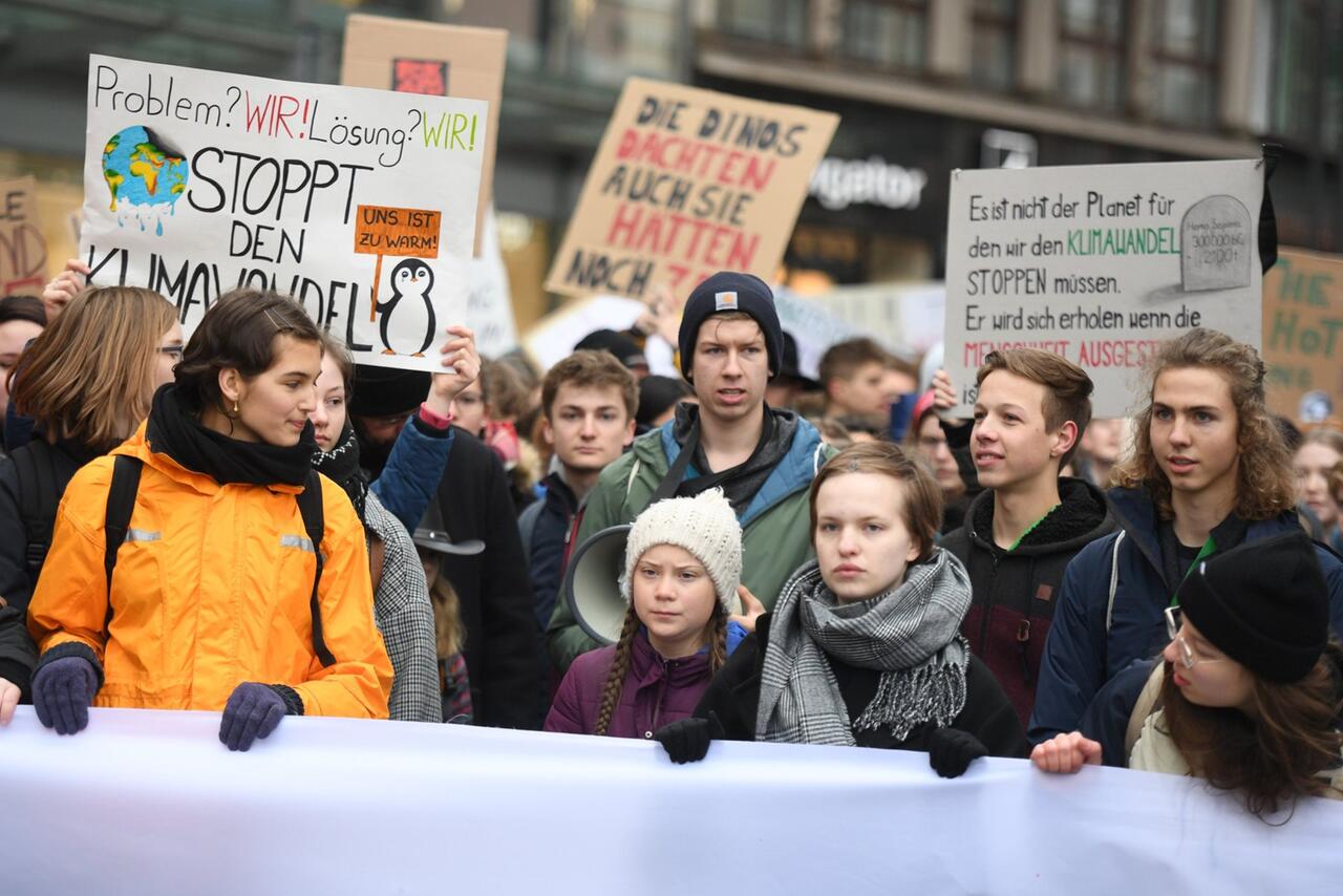 Bild zu Climate activist Greta Thunberg in Hamburg