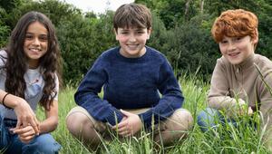 Das neue "Harry Potter"-Trio: Dominic McLaughlin (m.), Arabella Stanton und Alastair Stout.