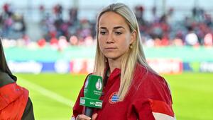 Giulia Gwinn gab Sky in der Halbzeitpause des DFB-Pokal-Halbfinals am Samstag ein Interview.