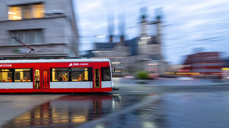 Straßenbahn in Halle