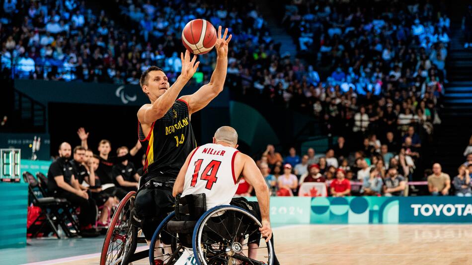 Rollstuhlbasketball Spiel um Bronze Kanada - Deutschland