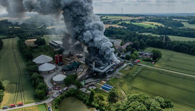 Brand in Kartoffelbetrieb