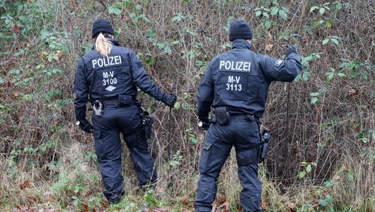 Spurensuche am Fundort im Fall Fabian