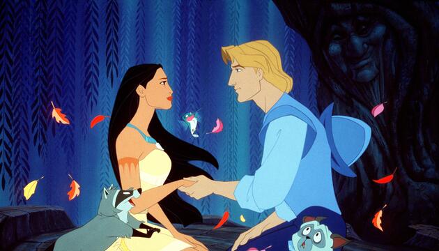 Pocahontas und John Smith