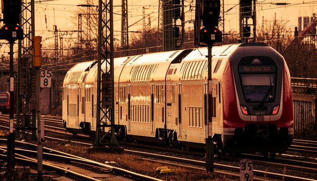 Regionalzug der Deutschen Bahn 