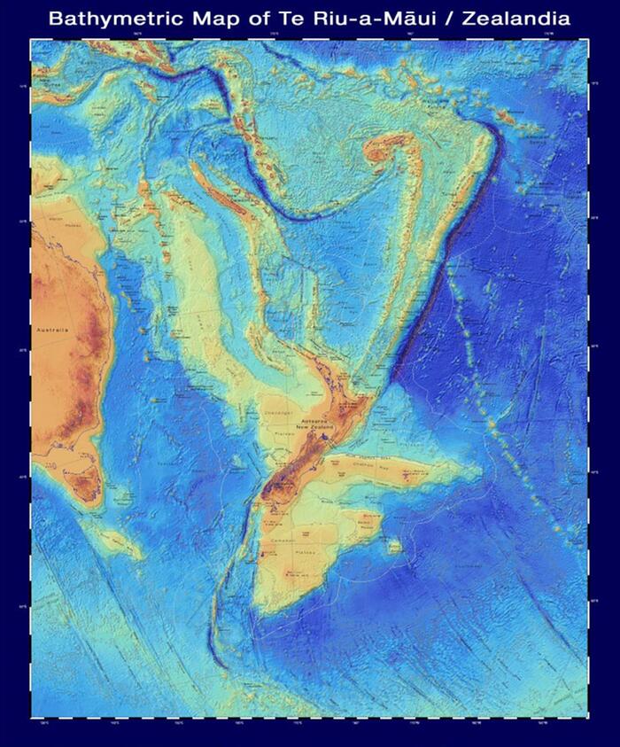 Zealandia Neue Karten Zeigen Wahre Form Und Grosse Des Untergegangenen Achten Kontinents Web De