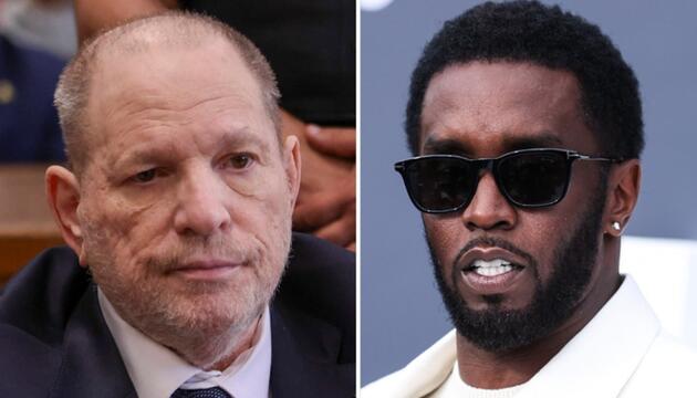 Eine Frau hat sowohl gegen Harvey Weinstein (l.) als auch gegen Sean "Diddy" Combs Klage ...