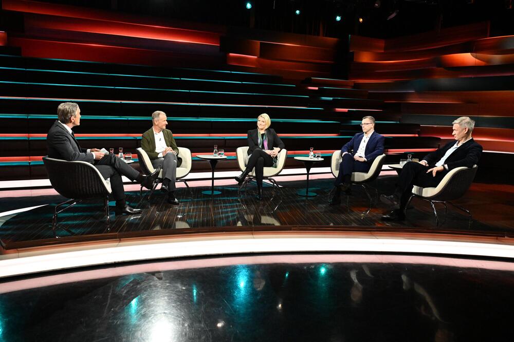 Markus Lanz, Herbert Diess, Cathryn Clüver Ashbrook, Sönke Iwersen, Ulf Poschardt