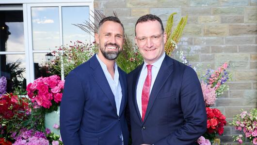 Daniel Funke und Jens Spahn